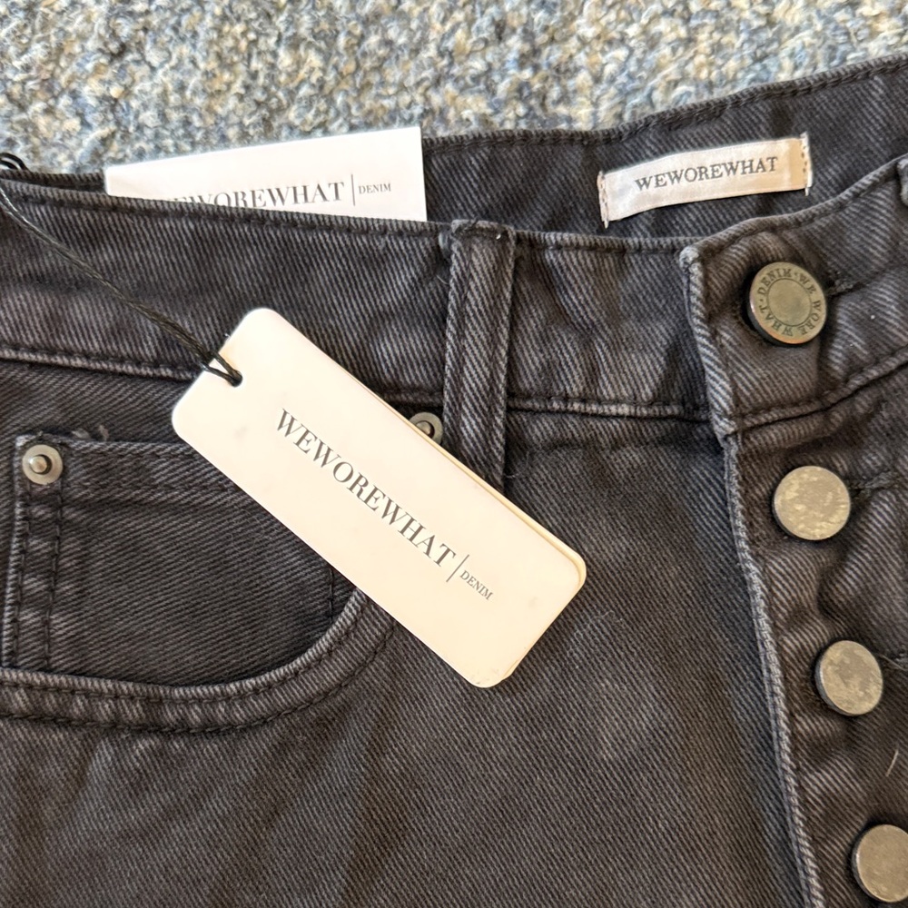 WeWoreWhat The Danielle High Rise Vintage Straight - Picture 2 of 4
